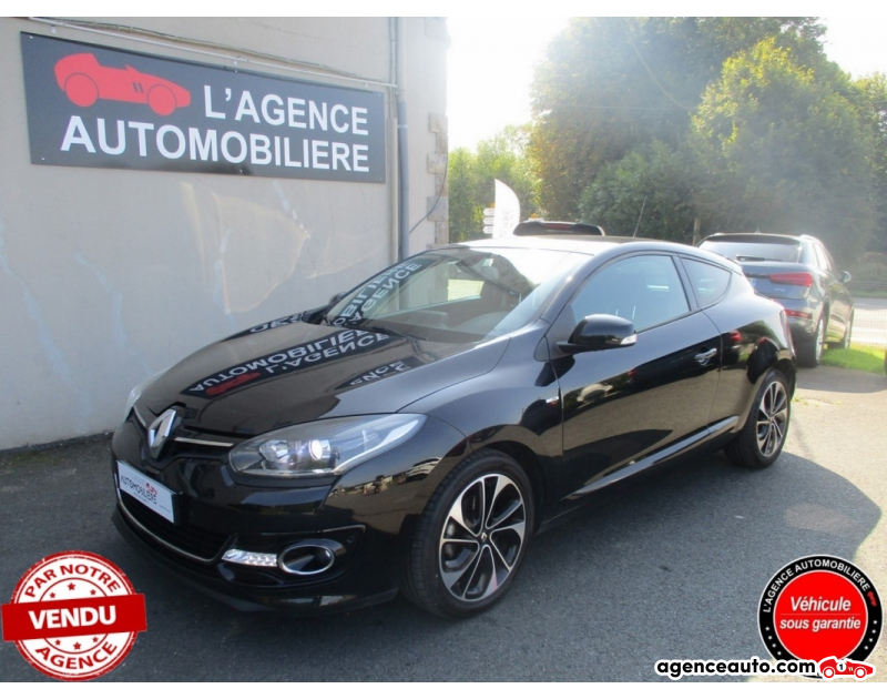 Achat voiture occasion, Auto occasion pas cher | Agence Auto Renault Megane COUPE 1.6 DCI 130 ENERGY BOSE Noir Année 2015 Manuelle Diesel